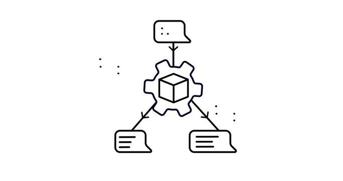 Large Language Model Icon: AI-Powered Natural Language Processing.