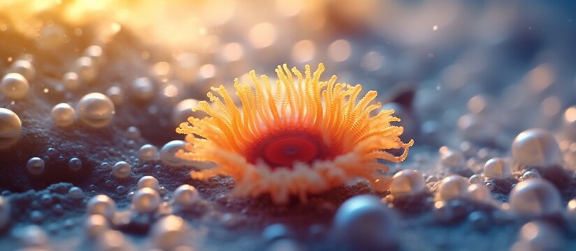 Amoeba is a group of animals with 1 cells and differential interference contrast microscopic