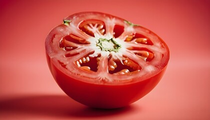 Fresh tomato isolated.