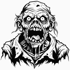 head of Zombie,