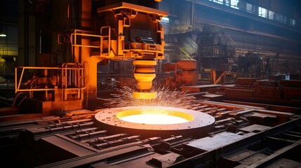 Steel processing plant