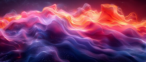 Multicolor 3D Abstract Visualization