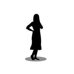 Women silhouette illustration