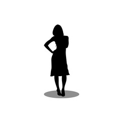 Women silhouette illustration