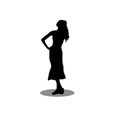 Women silhouette illustration
