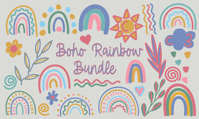 Boho rainbow bundle 1