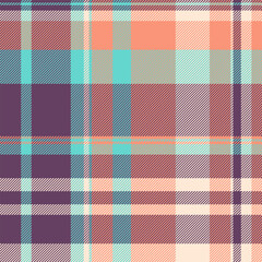 Textile design of textured plaid. Checkered fabric pattern swatch for shirt, dress, suit, wrapping paper print, invitation and gift card.
