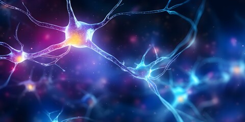 Visualizing Neuronal Degeneration in Alzheimer's and Other Neurodegenerative Diseases. Concept Alzheimer's Disease, Neurodegenerative Diseases, Neuronal Degeneration, Imaging Techniques - obrazy, fototapety, plakaty