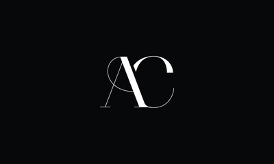 AC, CA, A, C, Abstract Letters Logo Monogram