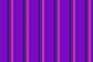 Scratch vector lines seamless, fiesta pattern vertical texture. Infant stripe textile background fabric in violet and dark colors.