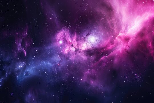 Colorful cosmic backdrop