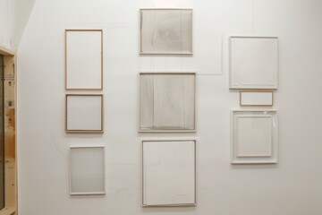 gallery wall showcasing cherished moments in a mix of shapes and styles