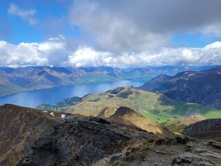 landscape with clouds