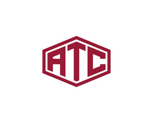 ATC logo design vector template