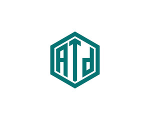 ATD logo design vector template
