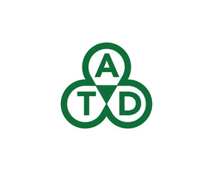 ATD logo design vector template