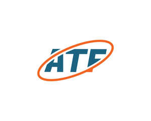ATF logo design vector template