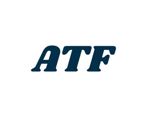 ATF logo design vector template