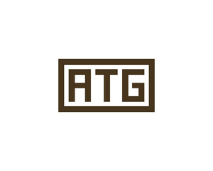 Obraz premium ATG logo design vector template