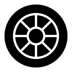 car tire glyph 