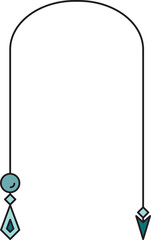 Boho Style Arrow Symbol