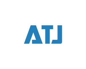 ATJ Logo design vector template