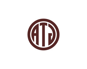 ATJ Logo design vector template