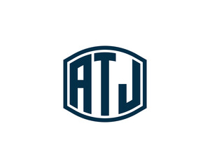 ATJ Logo design vector template