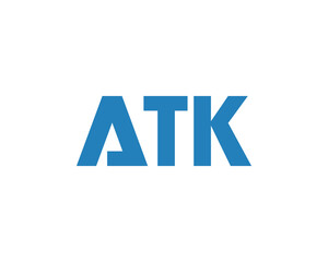 ATK logo design vector template