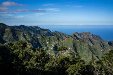 Fototapeta na wymiar The Anaga mountains of Tenerife