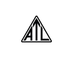 ATL logo design vector template