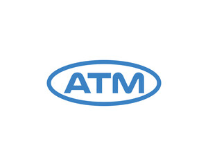ATM logo design vector template