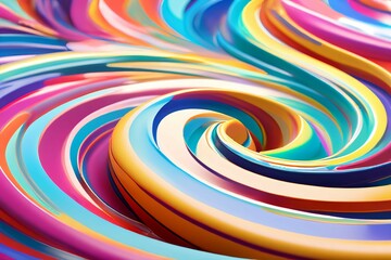 Fototapeta na wymiar A background wallpaper of abstract art patterns image of a colorful swirl of paint, a 3d image.
