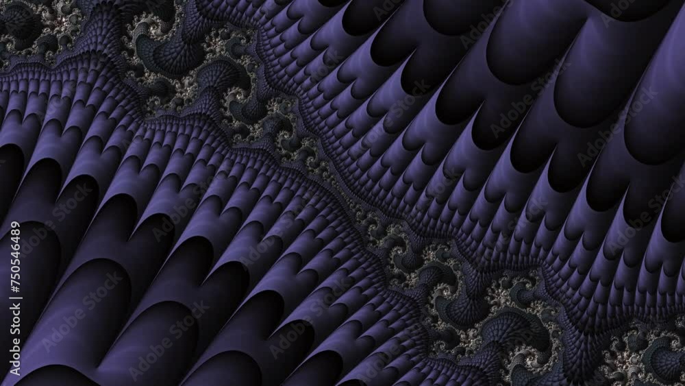 Wall mural 4k abstract multicolored motion graphics background. fractal sequence patterns 3d. for yoga or clubs