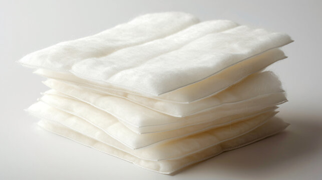 Absorbent cotton wool pads swabs wadding