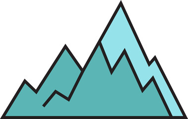 Mountain Icon Illustration