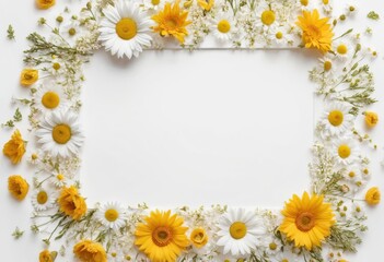 Obraz premium frame of flowers