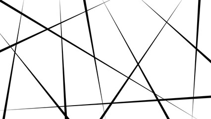 Background random chaotic lines form various geometric shapes