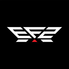 EFZ letter logo vector design, EFZ simple and modern logo. EFZ luxurious alphabet design  