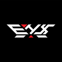 EHX letter logo vector design, EHX simple and modern logo. EHX luxurious alphabet design  