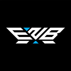 ENB letter logo vector design, ENB simple and modern logo. ENB luxurious alphabet design  