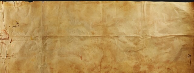 A full-screen image of a smooth, high-quality piece of paper with an aged, yellowed appearance