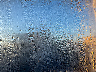 water drops on window
