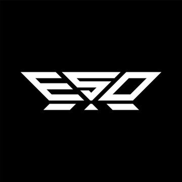 ESO letter logo vector design, ESO simple and modern logo. ESO luxurious alphabet design  