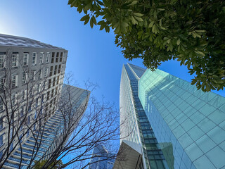 Modern Office Buildings, Japan Skyscrapers In The City