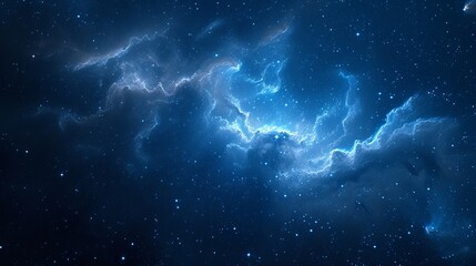 Fototapeta na wymiar A view of night sky with stars. Space background.