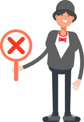 Magician Character Showing Wrong Mark
