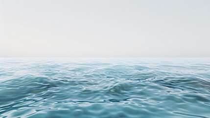 Empty floor with water surface background 3d rendering