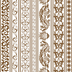 Vector monochrome seamless Kazakh national ornament. Ethnic pattern of the nomadic peoples of the great steppe, the Turks. Border, frame Mongols, Kyrgyz, Buryats, Kalmyks.
By #@MD KAWSER