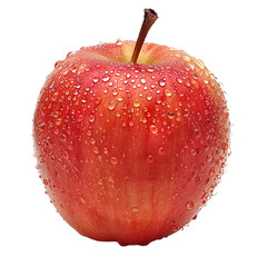 red apple isolated on white background